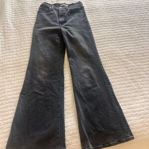 Levi’s Dark Gray High Rise Flare Jeans Size 26
